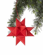 Stjernestunder Klassisk Jul rød stjerne 10,5 x 10,5 cm - Fransenhome